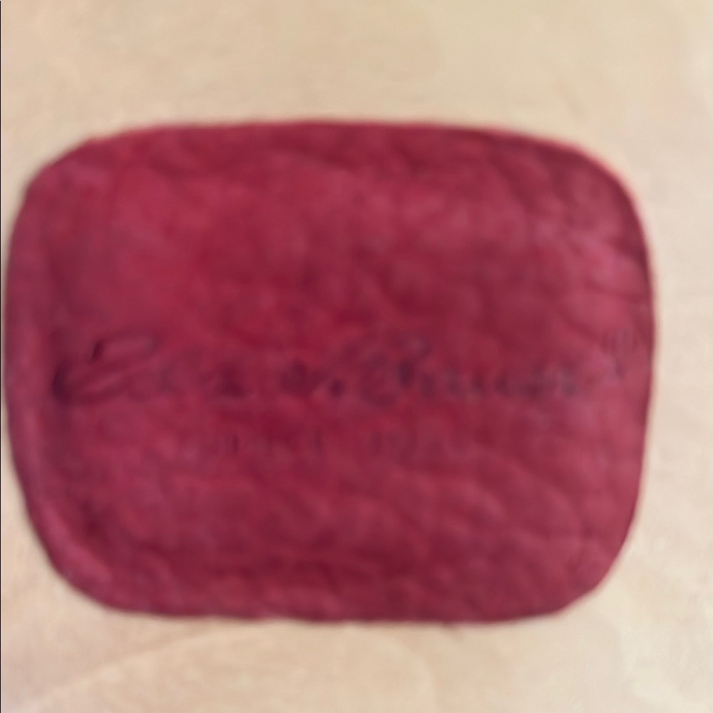 Eddie Bauer Red Sandals with Suede Crossover Straps - Picture 2 of 3